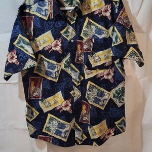NATURAL ISSUE, Not Worn, Men's Hawaiian Shirt, Size Large
